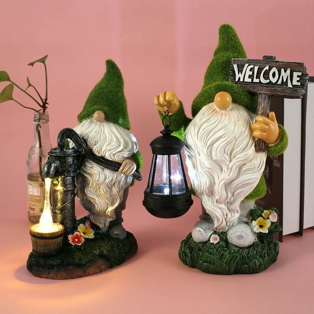 resin gnome statue