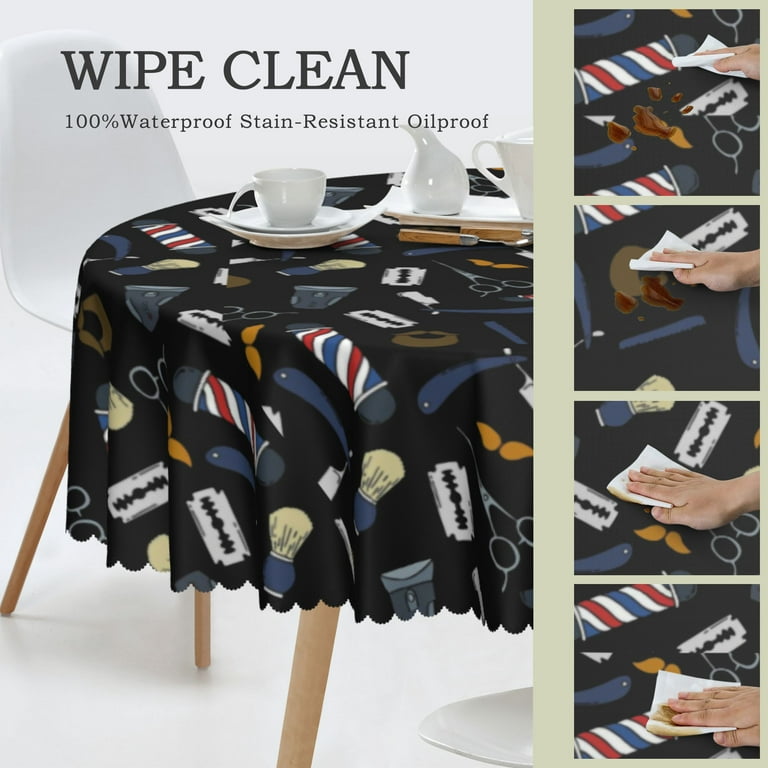 Tablecloth Barber Store Hot Salon Barber Shop Hairdresser Table