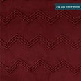 thumbnail image 4 of Couverture Tricotée à Franges Rouge Foncé Bordeaux Décoration Bohème Rustique avec Pompons pour Canapé Lit Sofa Automne Extérieur Afghan Texturé Tissé Doux Léger Acrylique 60x80 Simple, 4 of 8