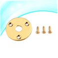 thumbnail image 3 of unbranded Guitar Jack Socket Plate Dorado Con Redonda Resistente Para Guitarra Eléctrica, 3 of 8
