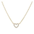 thumbnail image 2 of Elegant Heart Zircon Pendant Rhinestone Chain Jewelry for Women and Girls, 2 of 4