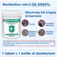 thumbnail image 4 of 500pcs 84 Instant Disinfectant Tablets Home Green Plant Bleaching Sterilizing, 4 of 6