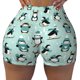 thumbnail image 2 of Fotbe Winter Skiing Penguin Shorts Sin Costuras – Shorts Deportivos de Cintura Alta para Mujer, Elásticos para Gimnasio, Yoga, Running o Ciclismo-Small, 2 of 8