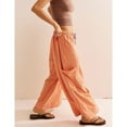 thumbnail image 2 of PUWEI Women's Striped Wide Leg Pants Loose Fit Drawstring Waist Casual Palazzo with Pockets, 2 of 7