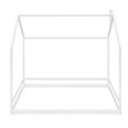thumbnail image 4 of RONSHIN Twin Size/Full Size House Bed, Wooden House-shaped Platform Bed Frame With Roof, Floor Bed Bedroom Furniture For Girls Boys Teens (Slats Not Included), 4 of 10