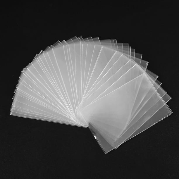 Card Sleeve Set With Display Stand - 240 Clear & Embossed Sleeves For Standard Game Cards (91.5mm X 65.0mm)