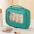thumbnail image 6 of Ckraxd Handheld Waterproof Toiletry Bag, Large Capacity Makeup Organizer, Portable Cosmetic Pouch, Clear Window Toiletries Case for Travel, Business Trips, Gym, Daily Use, 6 of 6