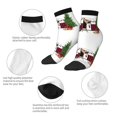 thumbnail image 5 of Sigee Vintage Buffalo Plaid Christmas Camper for Crew Soft Moisture-wicking Socks ,Cushion Moisture Wicking Boot Socks for Men and Women, 5 of 7