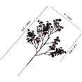 thumbnail image 2 of 6pcs Peacock Artificial Flowers Silk Babys Breath Gypsophila 19.7" for Home Kitchen Decor, 2 of 5