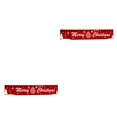 thumbnail image 3 of Wosthever Navidad Navidad al aire libre Banner colgante signo bandera ornamento Navidad fiesta en casa decoración No.01 2piezas, 3 of 6