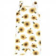 thumbnail image 5 of Hudson Baby Infant Girl Cotton Rompers, Sunflower, 12-18 Months, 5 of 5