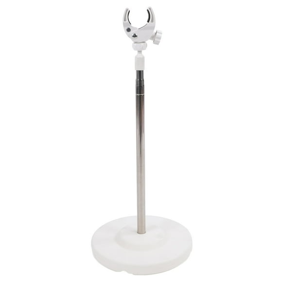 Soporte de Soplador Ajustable, Soporte para el Cabello de Poste de Acero inoxidable Ángulo Giratorio Para El Baño Domémico