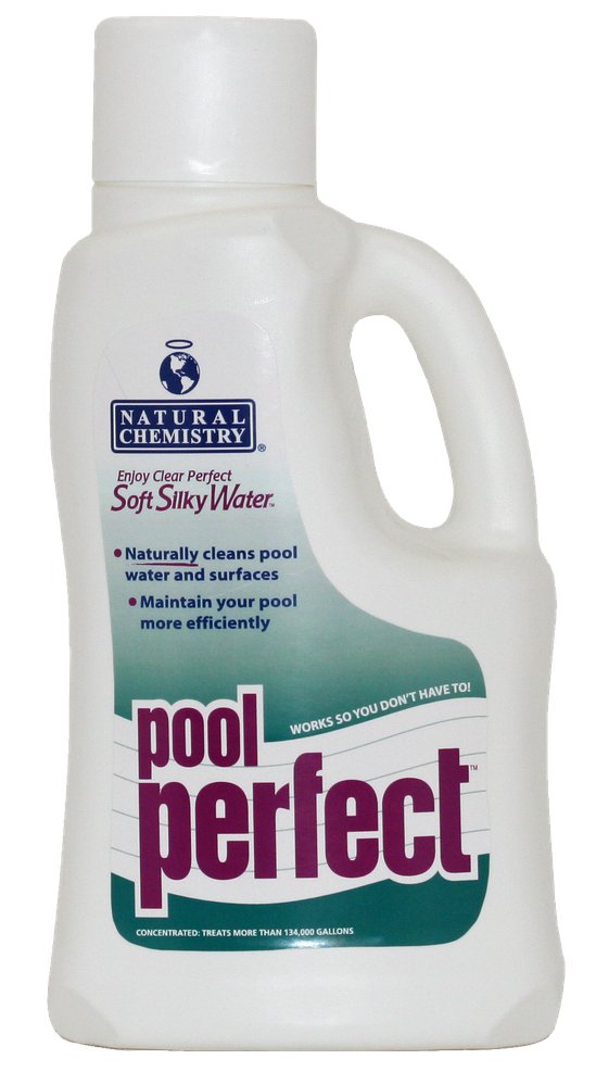 Natural Chemistry 03220 Swimming Pool Perfect Enzyme for Oils Scum 2 Liters