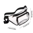 thumbnail image 3 of NWOKYZGH 1Pc Clear Fanny Packs, Waterproof Clear Waist Bag, Transparent Purse Cute Adjustable Belt Bag Portable Waist Pack for Men Women Sports Travel Beach Concerts Events, 3 of 6