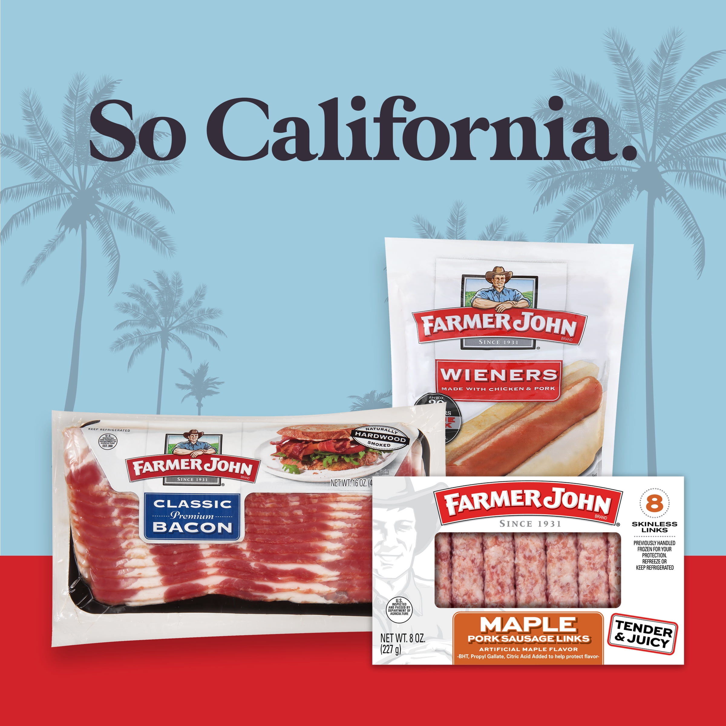 Farmer John® Louisiana Brand Hot Link Sausage 42 oz. Pack, Packaged Hot  Dogs, Sausages & Lunch Meat