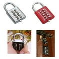 thumbnail image 6 of tooloflife 10 Digits Combination Padlock Password Lock for Luggage Backpack Jewelry Boxes, 6 of 8