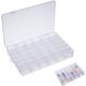 thumbnail image 1 of Caja de almacenamiento de 36 compartimentos, de plástico desmontable, creativa, multifuncional, para joyería, pequeña, con celosía, para bricolaje, con tornillo de escritorio, transparente, para, 1 of 5
