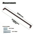 thumbnail image 4 of Goo-Ki 12.6''(320mm) Hole Center Antique Oil Rubbed Bronze Cabinet Pulls, Zinc Alloy Minimalist Style Cabinet Handles for Drawer,Dresser,Cupboard Wardrobe Cabinet,6 Pack, 4 of 6