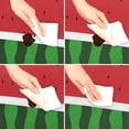 thumbnail image 5 of Watermelon Print Square Fitted Table Cover Elastic Tablecloth Reusable Waterproof Fabric Table Cloth for Dining Kitchen Party Indoor Outdoor, 34X34 Inch, 5 of 6