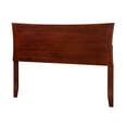 thumbnail image 3 of Modern Headboard with USB Charger - Full Size, Adjustable Height, Walnut Finish, Fits Metal Bed Frames - Elegant Bedroom Upgrade, 3 of 3