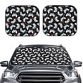 thumbnail image 2 of Bingfone Game Windshield Sun Shade 2-Piece Foldable Car Front Window Sunshade for Most Sedans SUV Truck-Small, 2 of 6