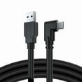 thumbnail image 3 of FLORA- 16Ft Link Cable For Meta Quest 3, Oculus Quest 2 - Right Angle Usb-C To Usb-A, 3 of 6