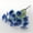 eternal flower blue, variant on Artificial Violet Flower Stems, UV Resistant Fake Silk Flowers, Faux Water Grass Bouquet for Outdoor Garden, Patio & Wedding Decor, 9 Colors Available
