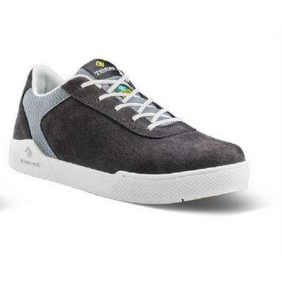 Mens/Womens Aluminum CSA Approved Athletic Safety Toe Work Shoe (UNISEX) Black/White Black/White 4.5