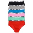 thumbnail image 5 of Angelina Cotton Hiphugger Panties with an I Love You Waistband (6-Pack), 5 of 6