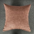 thumbnail image 3 of Linen Pillowcase Ergonomic Pillow Lightweight Travel Pillow Luxury Decorative Pillow Living Room Decor Pillow Cute Shaped Pillow Couch Pillows Coffee 15.75x15.75 Inch (1Pcs), 3 of 6