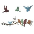 thumbnail image 3 of AntiGuyue 1 Set Metal Birds Wall Art Vivid Birds on Branch Metal Birds Wall Decor, 3 of 9