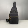 thumbnail image 1 of Bolso de pecho para mujer, bolso de pecho informal de lona para mujer, bolso de hombro, riñonera, mochila pequeña deportiva, 1 of 1