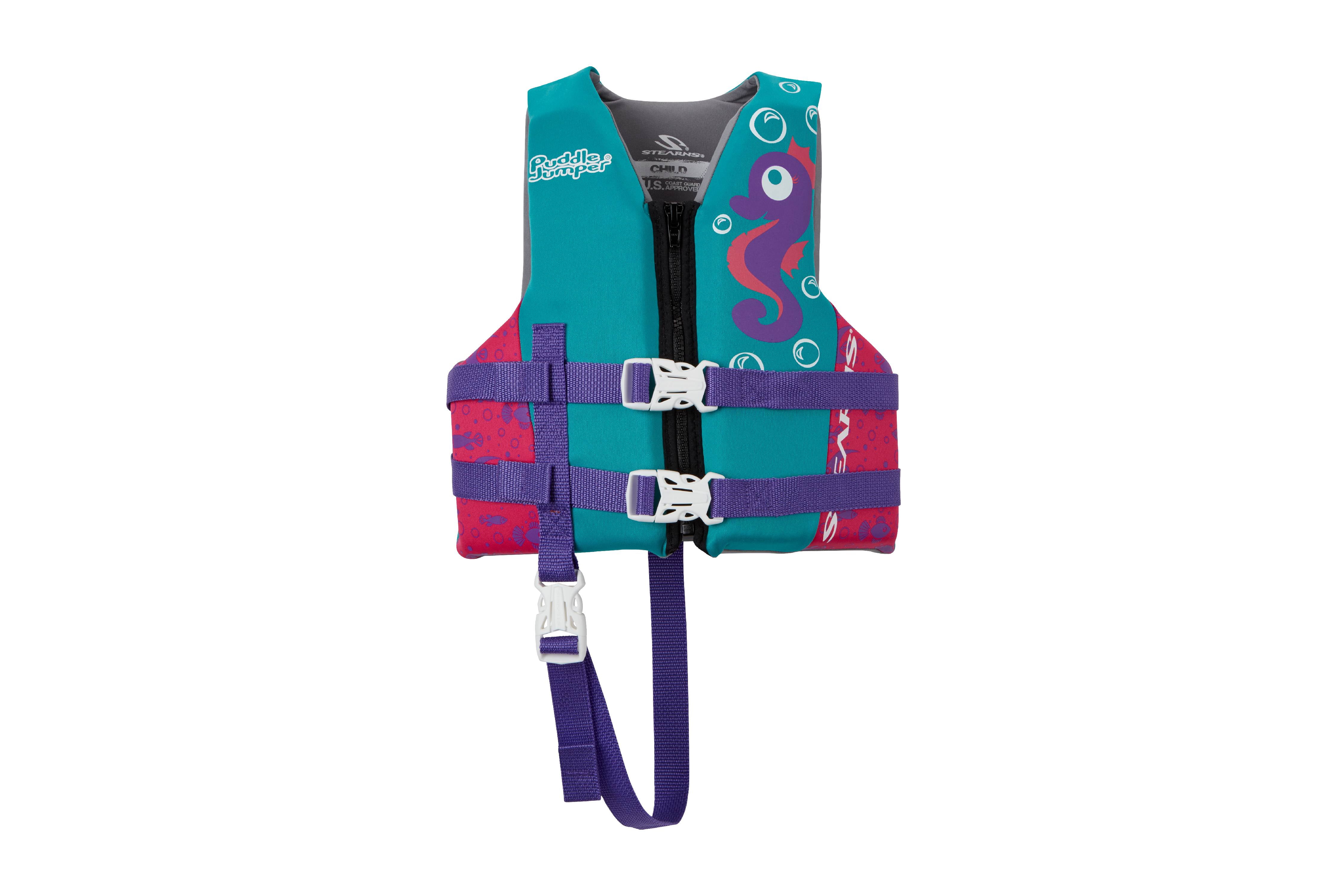 Life Jacket For 1 Year Old OSHYLE Kids Swim Vest - Adjustable Neoprene Life Jacket For Ages 1-9 (EPE Foam Buoyancy Aid) Toddler Water Safety