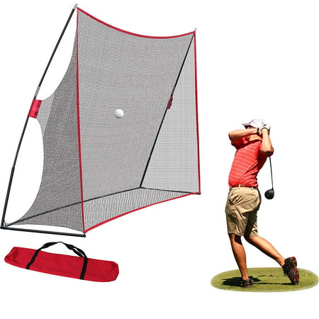 ZENY 10x7ft Portable Golf Net Hitting Net Practice Driving Indoor Outdoor w/Carry (Best Indoor Golf Net)