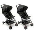 thumbnail image 1 of Jovial Portable Folding Compact Baby Stroller w/ Travel Bag, Black (2 Pack), 1 of 8