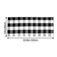 thumbnail image 3 of 1X Carpet Plaid Check Rug 24In X 51.18In Cotton Hand-Woven Indoor/Outdoor Area Rugs Carpet, 3 of 9