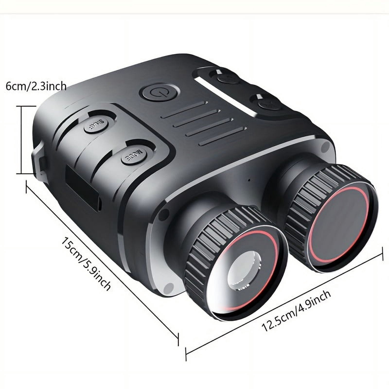 1080P Binocular Infrared Night-Visions Device 5X Binocular Day Night Use Photo Video Taking Digital Zoom For Hunting Boating,Battery Powered (included 3800mAh)