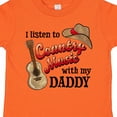 thumbnail image 4 of Inktastic I Listen to Country Music with My Daddy Guitar and Hat Boys or Girls Toddler T-Shirt, 4 of 5