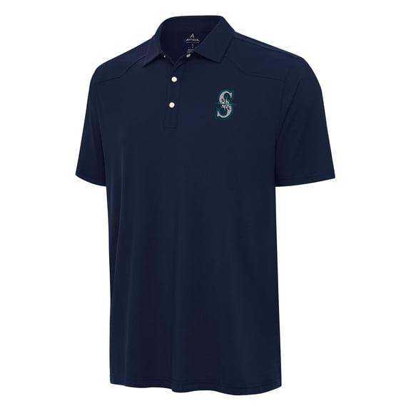 Men's Antigua Navy Seattle Mariners Western Polo