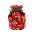 thumbnail image 3 of Japanese Drawstring Lunch Bag Gilding Portable storage case Fashion Portable Storage Case Canvas Handmade Organizer, 3 of 7