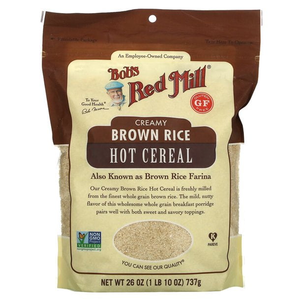 Bob's Red Mill, Creamy Brown Rice Hot Cereal, 26 oz - Walmart.com