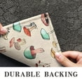 thumbnail image 6 of Red Mushroom Line Light Pattern Door Rugs,Washable Non Slip Door Mats Indoor,Decorative Door Mats,Entry Mat Indoor for Entrance,Bedroom,Kitchen,Bathroom,17"x30", 6 of 6