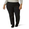 thumbnail image 1 of CHOK Pantalon Droit Décontracté Sans Plis pour Femmes Plus, 1 of 5