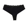 thumbnail image 5 of Panties for Women,Fashionable Low Waist Striped Briefs Comfortable Daily Underwear Panties,Womens Underwear,Black,S, 5 of 5
