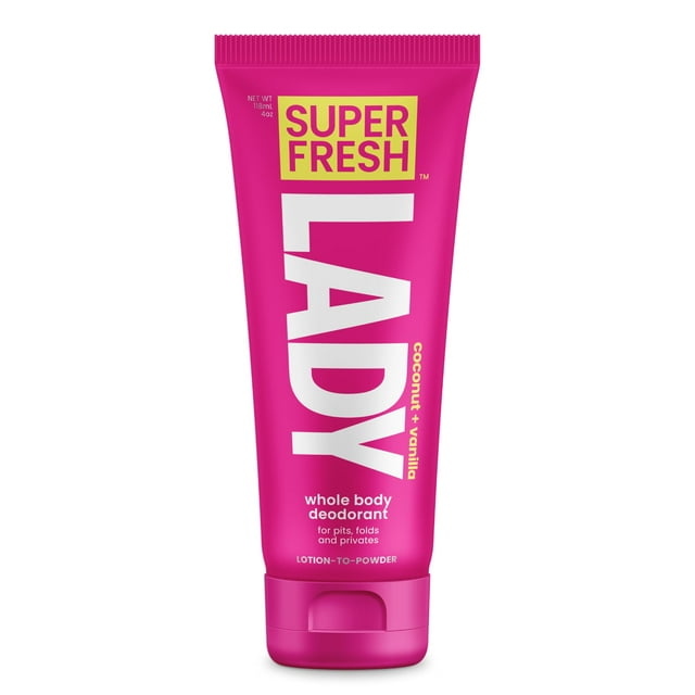 Loción desodorante Super & Fresh Lady Parts 120 ml CocoVanilla