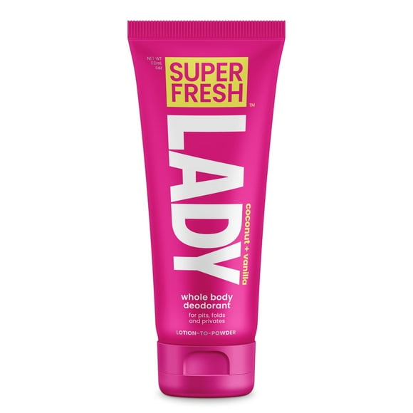 Loción desodorante Super & Fresh Lady Parts 120 ml CocoVanilla