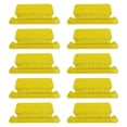thumbnail image 1 of File Folder Tabs, Hanging File Folder Labels, Plastic Hanging Folder Tabs – 10 Sets Tabs And Inserts for Hanging Files Folders, Clear Hanging File Tabs for File Folders(Yellow), 1 of 9