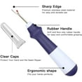 thumbnail image 4 of Large Seam Ripper, Ergonomic Grip Sewing Ripper for Sewing/Crafting Thread Remover Tool Handy Stitch Rippers(Blue), 4 of 5
