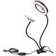 thumbnail image 2 of LED Light Magnifying Lamp 10X Adjustable Magnifying Glass Stand 360 Degree Helping Hands Soldering Multifunction Table Magnifier for Reading, Hobbies, Crafts, Assembly, Jewelry, 2 of 7