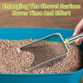 thumbnail image 6 of perfeclan Stainless Steel Mesh Scooper Long Handle Deep Shovel Non-Stick Coated Metal Litter Scoops for Litter Boxes  Mesh 3.8X3.8mm, 6 of 11